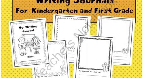 writing journals  kindergarten   grade  teachers  win