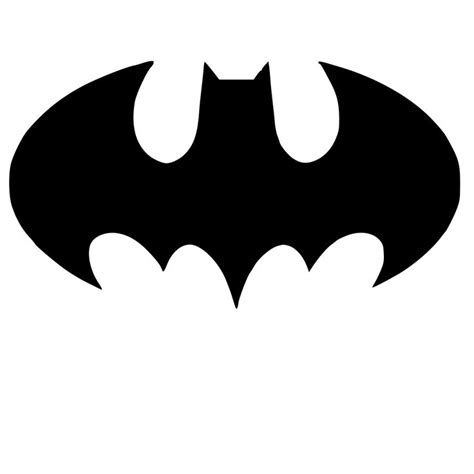 batman logo silhouette clipart