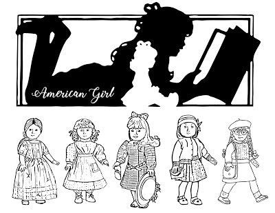 cup overflows american girl coloring pages kirsten american girl