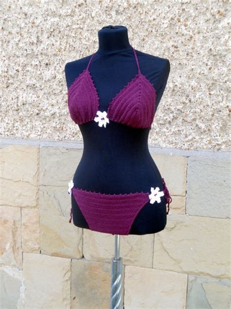 items similar to crochet bikini lace top crochet swimwear sexy