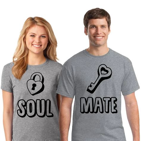 enjoythespirit couple tshirt cute soulmate shirts matching t shirt key