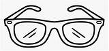 Glasses Sunglass sketch template