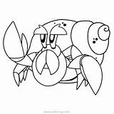 Puffin Coloring Bernie Crab Hermit Mossy Xcolorings sketch template
