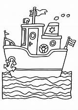 Schiff Schip Nave Malvorlage Kleurplaten Schiffe Coloriage Barco Malvorlagen Dibujo Navire Barcos Navi Schepen Ausdrucken Stampare Dessins Página Transportes Gratis sketch template