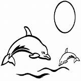Dolphin Coloring Baby Pages Kids Whales Whale Printable Draw Cliparts Colouring Coloringkids Drawings Clipart Killer Line Print Library Popular Drawing sketch template