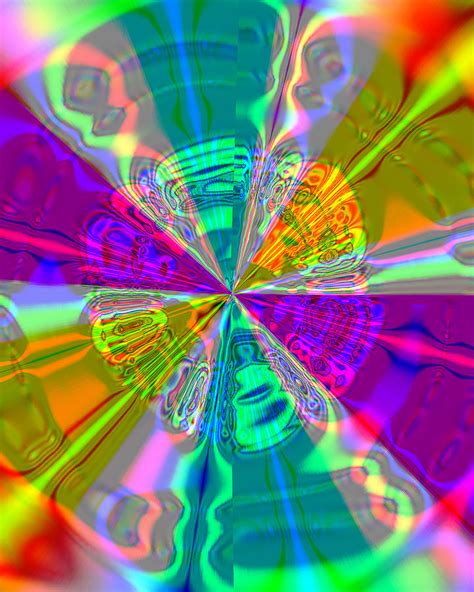 psychedelic tie dye digital art  steve herndon