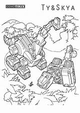 Dinotrux Coloring Pages Skya Ty Ages Fighting Bettercoloring Via sketch template