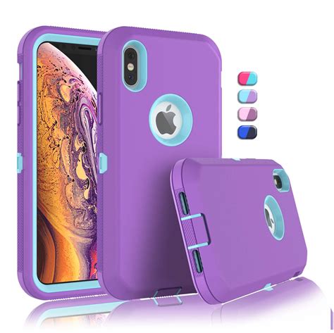 iphone xs iphone  cases sturdy phone case  iphone  xs  tekcoo full body shockproof