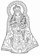 Virgen Guadalupe Señora Utrera Consolación Lourdes Consolation María Pintar Virgencita Imagui Religioso Reliartes Urkupiña Montañas Villamartín Consolacion sketch template