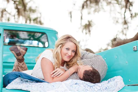 Vintage Truck Engagement Session From J Layne Photography
