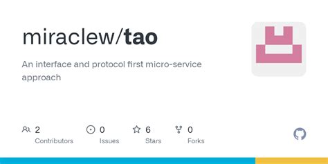 github miraclewtao  interface  protocol  micro service