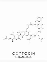Oxytocin Molecular Molecule Typelab sketch template