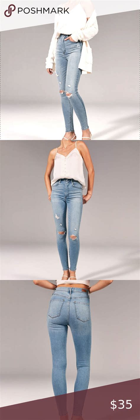 Abercrombie • Ripped Ultra High Rise Super Skinny