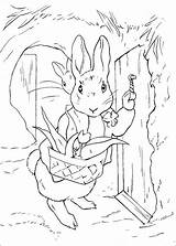 Peter Rabbit Coloring Fun Kids Pages Votes Colouring sketch template
