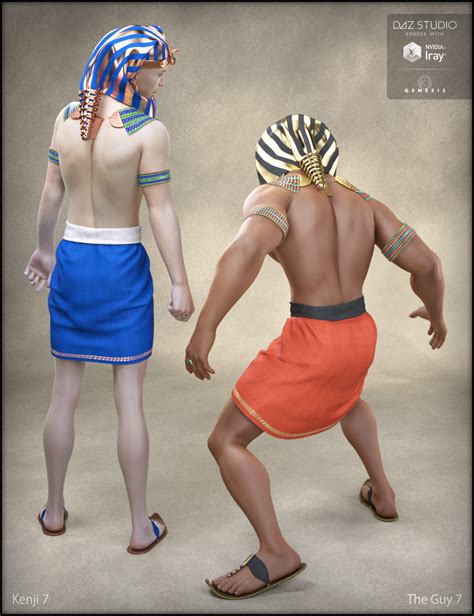 Egyptian Outfit For Genesis 3 Male S Daz 3d