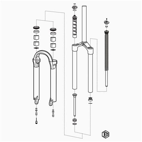 suspension fork diagram  piece short sleeve  endorphin redbubble