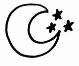 Moon Clipart Line Clipground Kindpng sketch template