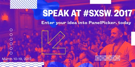 enter your panelpicker idea for the 2017 sxsw conference