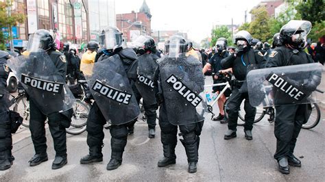 riot control teams  deployment american police beat magazine