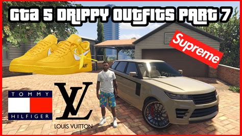 gta  drippy outfits part  youtube
