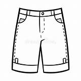 Trousers Clip sketch template