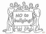 Bullying Escolar Acoso Bullismo Bully Supercoloring Stampare Antibullying Pesten Contra Laminas Kleurplaten Cyberbullismo Frases sketch template