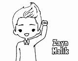 Zayn Malik Coloring Pages Coloringcrew Book sketch template