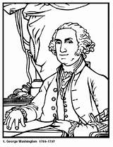Coloring Pages Washington George Revolutionary War Presidents Printable President Coloring4free Obama Michelle Clark Lewis Educational 1816 Color Sheet Getcolorings Popular sketch template