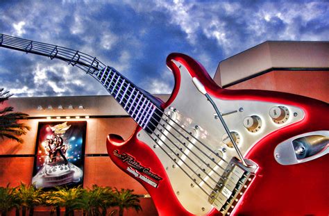 rockin roller coaster  hollywood studios disney hdr creme