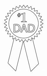 Dad Coloring Birthday Happy Clip Printable Pages Clipart Fathers Ribbon Father Brother Award Color Drawings Super Craft Superdad Dads Kids sketch template