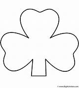 Coloring St Leaf Three Pages Clover Patrick Clovers Patricks Bigactivities Stem Shamrock Short Template Peacock sketch template