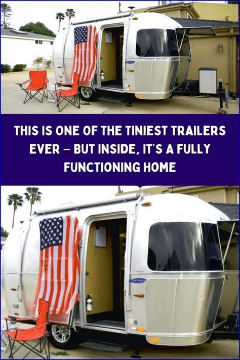 This Is One Of The Tiniest Trailers Ever But Inside It S A Fully