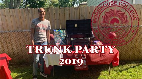 college trunk party vlog morehouse23 youtube
