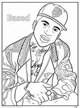 Coloring Rap Pages Hop Hip Book Color Homies Tumblr Eminem Rapper Kanye West Bun Printable Lil Little Delightful Activity Rappers sketch template