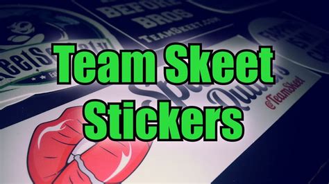 team skeet stickers youtube