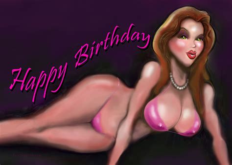 Sexy Happy Birthday Greeting Card For Sale By Kevin Middleton