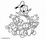 Coloring Ducktales Pages Kids Play Printable sketch template