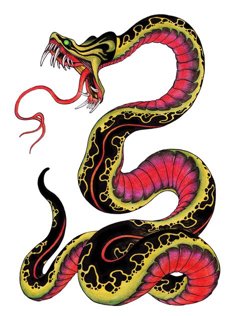snake tattoo design  burke  deviantart