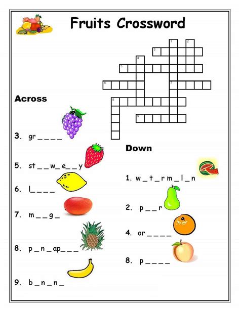 crossword  elementary