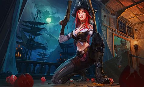Arcade Miss Fortune Hd Wallpaper Wallpaper Game Over