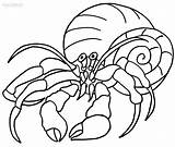 Crab Hermit Coloring Pages Printable Drawing Sebastian Template Cool2bkids Cartoon Kids Color Getcolorings Clipartmag Beauteous sketch template