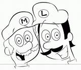 Coloring Mario Pages Super Land 3d Bros Comments Coloringhome sketch template