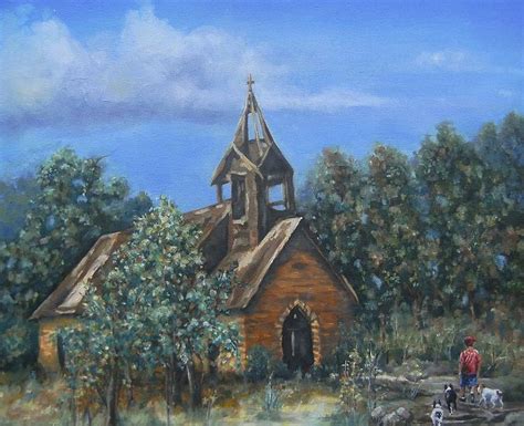 top  ideas  church paintings  pinterest folk art acrylics