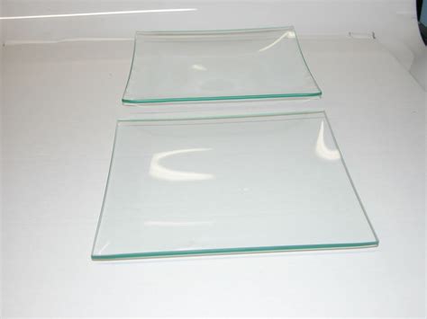 7 Square Clear Shallow Glass Plate 1 8 Thick