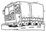 Truck Transport Coloring Pages sketch template