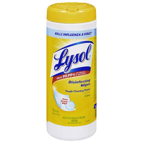 lysol disinfecting wipes