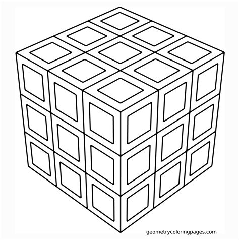 cubatron geometry coloring pages geometric coloring pages pattern
