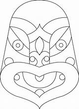 Maori Kids Zealand Crafts Mask Waitangi Coloring Pages Koru Hands Colouring Activities Patterns Craft Designs Craftsforkids Nz Printable Projects Learning sketch template