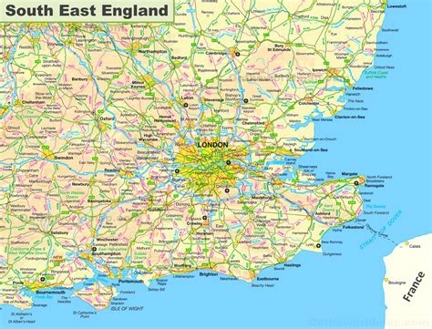 road map south east england