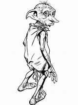 Dobby Coloring sketch template